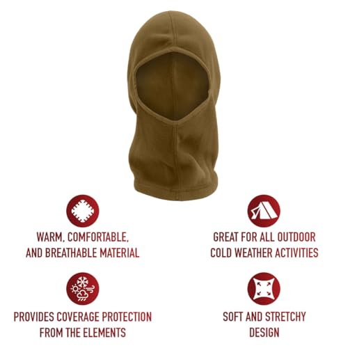 ROTHCO Unisex ROTHCO Polar Fleece Adjustable Balaclava, Olive Balaclava