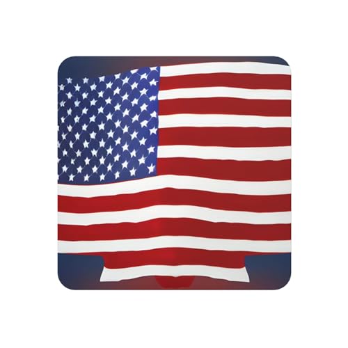 Imanes de nevera fuertes con impresión de béisbol de la bandera estadounidense, para cocina, pizarra blanca, taquilla de oficina
