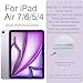 Dwopar Magnetic Case for iPad Air 11 Inch M3/M2 2025/2024, Smart Folio for iPad Air 5th/4th Gen. 10.9 Inch 2022/2020 Model, Trifold Stand Case, Auto Sleep/Wake, Support Apple Pencil Pro (Lilac)