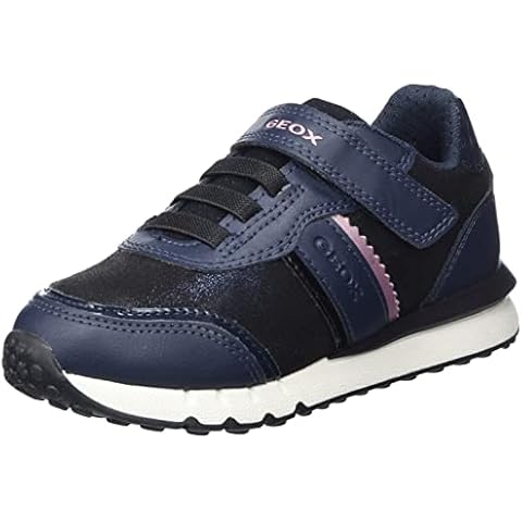 Geox Girls J Fastics B Sneakers in Navy Cover