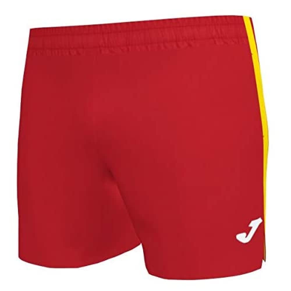 Joma Elite VII Short Running, Children, Red-Yellow, 2XS