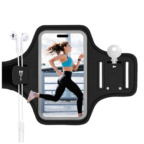 Porta Telefono Corsa Universale Fascia Braccio Running Regolabile Cellulare Compatibile con Fino a 6.8 Pollici