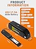 Lithium Hellas 1 Pack 48V 17.5Ah Ebike Battery, 48V Electric Bike Battery with 2A Fast Charger, 30A BMS, USB Port, Safety Lock (US Stock) #1