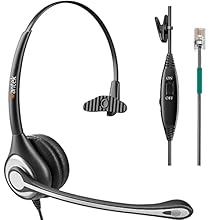 SEE COMPATIBLE PHONE LIST IN DESCRIPTION. 【NOT for Cell phones and Computers】Direct connect landline telephone headsets ONLY Compatible with Some Specific Phone Models from ShoreTel Plantronics Zultys Toshiba NEC Aspire Dterm Nortel Norstar Meridian ...