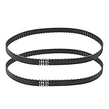 TOPPROS 180Xl SeriesWidth 3/8 inch 90Teeth 5.08mm Pitch Industrial Timing Belt，Pack of 2
