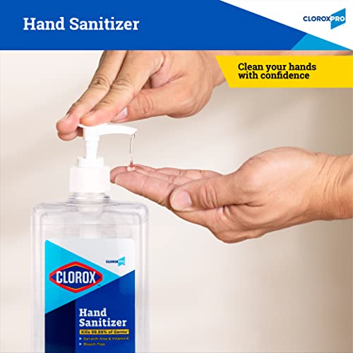 Clorox Pro Hand Sanitizer Gel with Pump, 16.9 Fl Oz - image 4