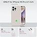 Vooii Compatible with iPhone 13 Pro Case, Liquid Silicone Upgrade [Camera Protection] [Soft Anti-Scratch Microfiber Lining] Shockproof Phone Case for iPhone 13 Pro 6.1 inch - Stone