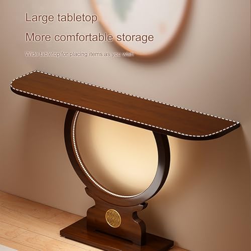 Buddha Altar Table for Meditation, Prayer Corner Furniture, Display Stand for Buddha Statues, 39.4"x11" Pedestal for Living Rooms, Shrines & Temples