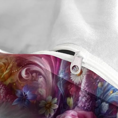 Linge de lit chat adorable cadeau d'anniversaire parure couette 260x220 2 taies - 8