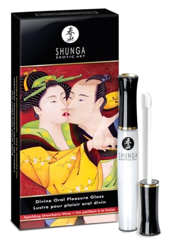 Shunga Gloss Plaisir Oral Divin gloss intime saveur gourmande de 10 ml