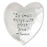 Basic Spirit Do Small Things Pewter Trinket Dish Ring Bowl Gift Box