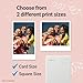 Canon SELPHY QX20 Wireless Compact Photo Printer, Dye‑Sublimation Color Printing, Prints 2.1x3.4/2.7x2.7 Card & Square Sizes, Built‑in Battery & Wi‑Fi, Portable Travel & Selfie Printer, White