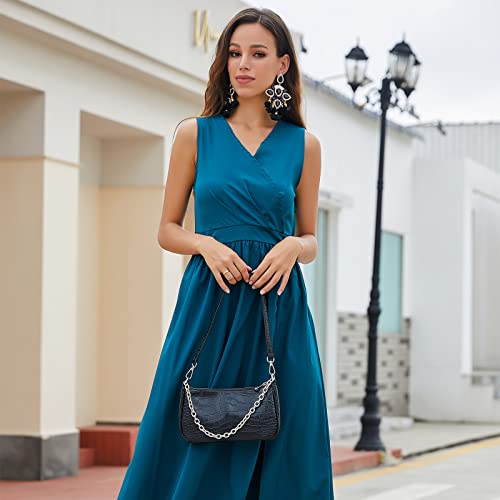 Bolso bandolera pequeño de cuero para mujer miniatura 2
