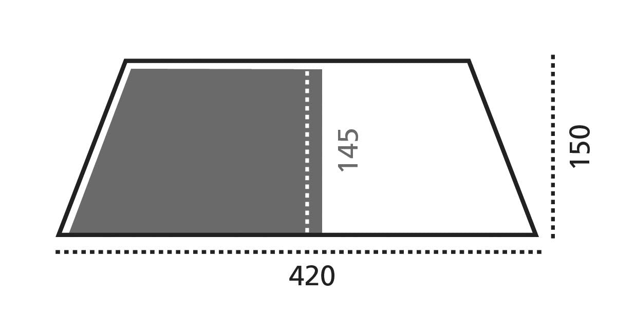 Grand Canyon Robson 3 – Tienda Tipo túnel (Tienda para 3 Personas)