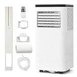 DORTALA Portable Air Conditioner 8000 BTU, 3-in-1 Portable AC with Remote Control, Dehumidifier, 24H Timer, Window Kit for 350 Sq.FT Apartment, Bedroom