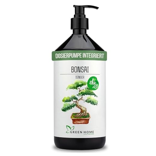GREEN HOME LOVE NATURE®️ 1L Bonsai Dünger mit hohem Nährstoffgehalt - nachhaltiger Ginseng Dünger einfach zu dosieren - Made in Germany