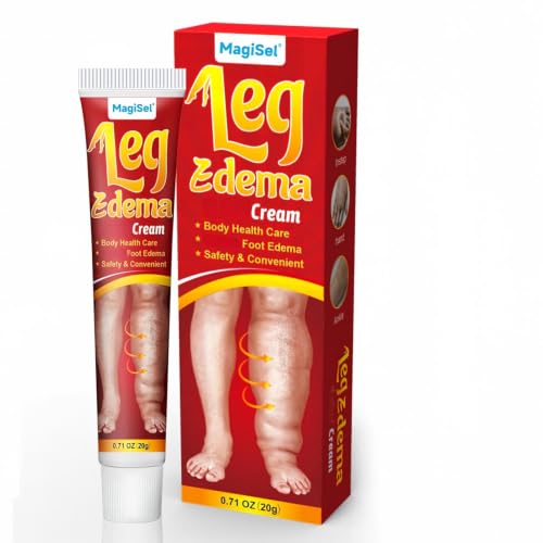 Lipedema, Crema Para Edema En Las Piernas Para Hinchazón, Cuidado con Masaje para Pantorrillas, Hidratante Antiedema que Reduce Hinchazón y Suaviza para Mujeres y Hombres, 20g