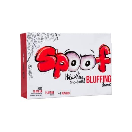 Inspiration Play Spoof Family Party Bluffing Board Game - Funny and Great for Groups Ages 8 and Up - 3-8 Players
