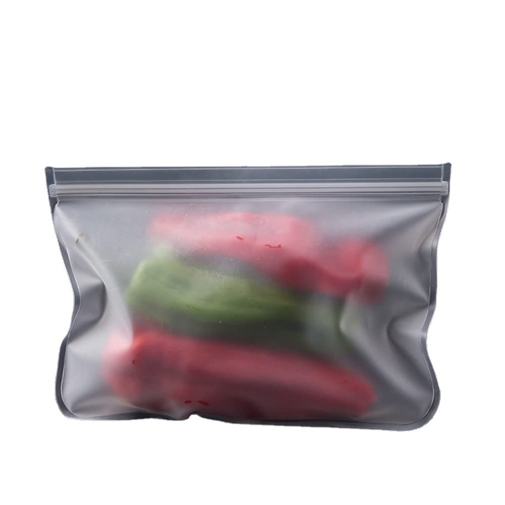 Juego de bolsas de almacenamiento de alimentos reutilizables – bolsas de frutas de sándwich líquido, sellado hermético para congelador, ideal para conservar, a prueba de fugas, para viajes de