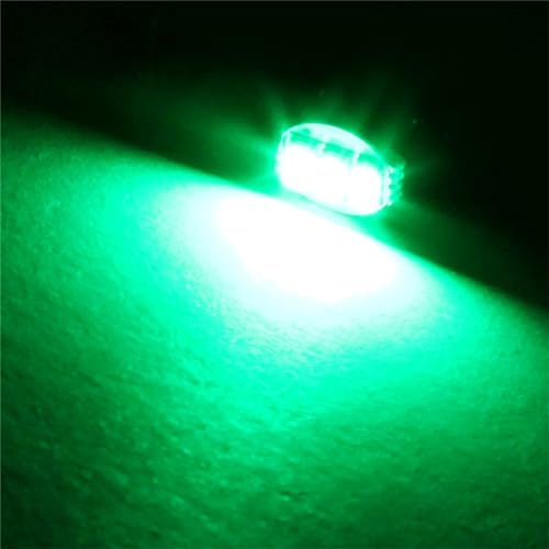 Pack 4 Lámparas LED Verde T4/T4.2 Neo Wedge 3-3014SMD miniatura 6
