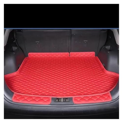 Tapis de coffre Skoda Kodiaq 2017-2023 rouge étanche et antidérapant