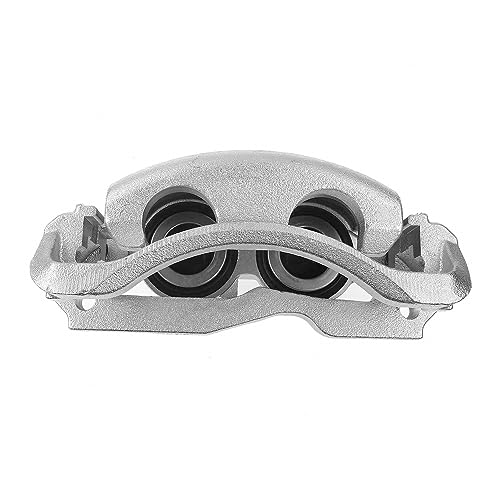 Image of Detroit Axle - Front Right Brake Caliper for 01-06 Chevrolet Silverado 3500 | GMC Sierra 3500, 2007-2010 Sierra Silverado 3500 HD, Express Savana 3500 4500 Passenger Side Brake Caliper w /Bracket