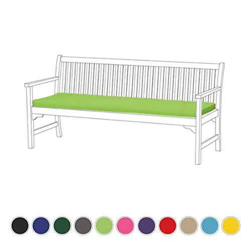 Gardenista® | Water Resistant 4 Seater Garden Bench Pad ONLY *Bench not included* (Lime)