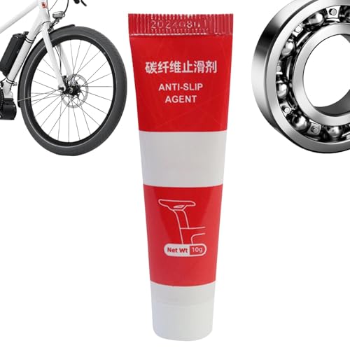 Agente antideslizante para bicicletas,agente antideslizante de fibra de carbono - Lubricantes Grasa para manillar y varilla de bicicleta,Grasa eficaz para bicicletas, lubricantes antideslizantes,