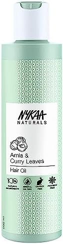 Nykaa Naturals Amla & Curry Leaves Hair Oil'