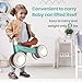 Baby Balance Bike for 1 Year Old Boys Girls, Toddler First Bike with 4 Colorful Lighting Wheels | 12-24 Month Toddler Balance Bike | First Birthday Gifts (Robbin's Egg Blue)