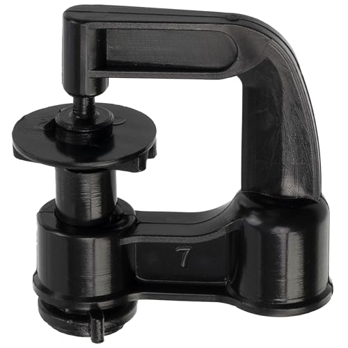 AERZETIX   Lote de 20 aspersores difusores rotativos de microirrigación a 360° con caudal de 70 litros/Hora | Radio de Alcance 8 m | presión soportada 2 Bares | de plástico | Color Negro