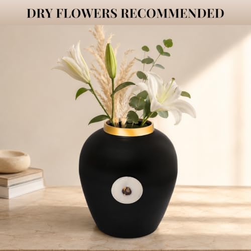 Image of Urban Born Vases For Living Room Corner |Big Vases For Elegant Home Decoration |Home Decor Flower Vase Iron |Fresh or artificial Metal Flower Vase Stand For Dining Table, Bedroom, Office, Wedding Gift