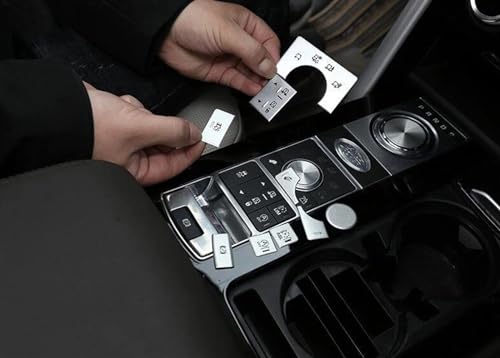 Botón del sistema de tráfico P con textura antidesgaste para Range Rover 2013-2015 4