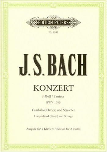 Concerto for Harpsichord (Piano), Strings and Basso Continuo No. 5 in F Minor