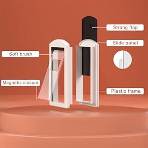 Canine Door for Massive Canine White Body Door for Massive Canine and Pets Plastic Doggy Door and Medium Pets with Sliding Lock Panel and Magnetic Flap Doggie Door Cucciolini Doodles Canine door for massive canine white body door for massive canine and pets plastic doggy door and medium pets with sliding lock panel and magnetic flap doggie door cucciolini doodles
