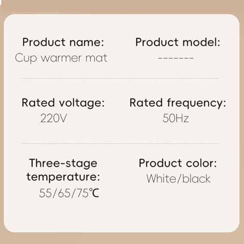 Mug Warmer - Coffee Cup Warmers, Mug Heater, 3 Heating Temperature Control Smart Beverage heaters with Wireless Phone Charger for Drink Milk Water Tabletop Desk Bedside Office Kitchen Home Travel