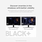 Samsung 24-Inch Odyssey G3 (G30D) Series FHD Gaming Monitor, 1ms, 180Hz, AMD FreeSync, Adjustable Stand, Black Equalizer, Virtual Aim Point, Eye Saver Mode, Flicker-Free, LS24DG302ENXZA - Image 6