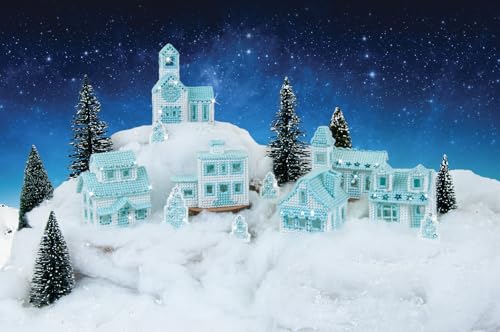 Design Works Crafts Inc. Snowy Christmas Village Plastic Canvas Kit