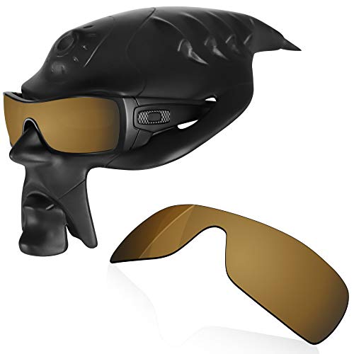 Verres polarisés Oakley Batwolf anti-reflet pour modèle rectangulaire OO9101
