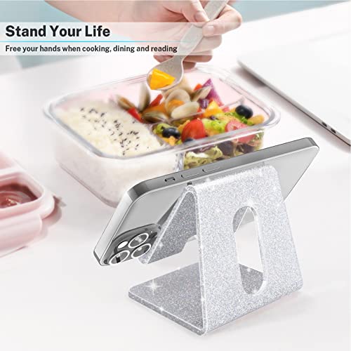 Crpich CRPICH-GLITTER-SLIVER-PHONE-STAND Acrylic Cell Phone Stand thumb #1