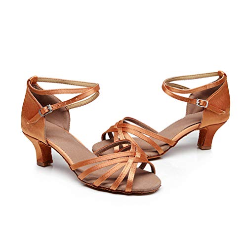 LIOOBO Sapatos de dança latina para mulheres meninas Sapatos de tango sapatos de dança de salão (5 c
