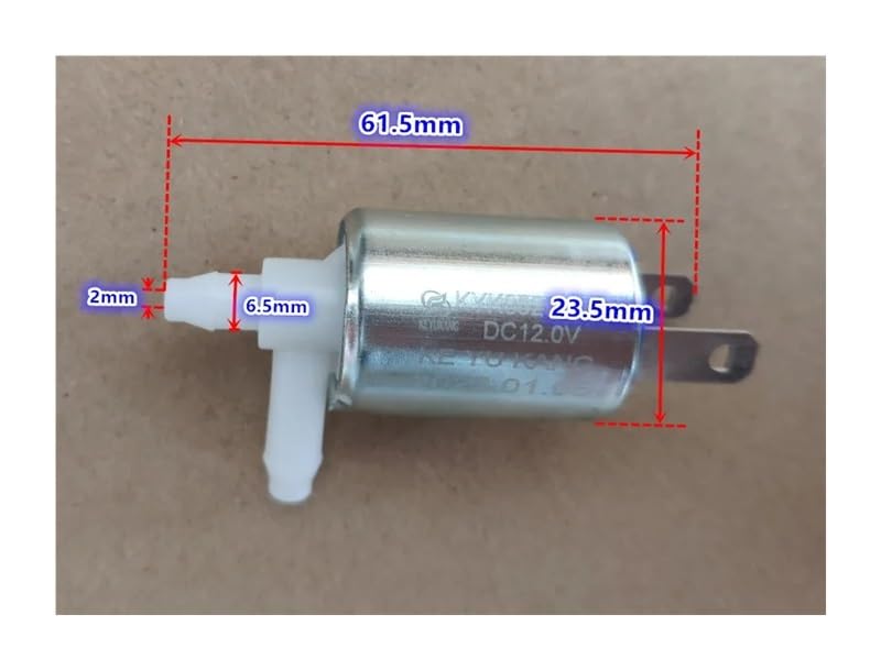 Électrovanne normalement fermée 12V vanne d'eau antidéflagrante 6,5mm air
