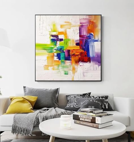 Art mural vintage paysage abstrait pour sublimer la décoration de votre salon moderne