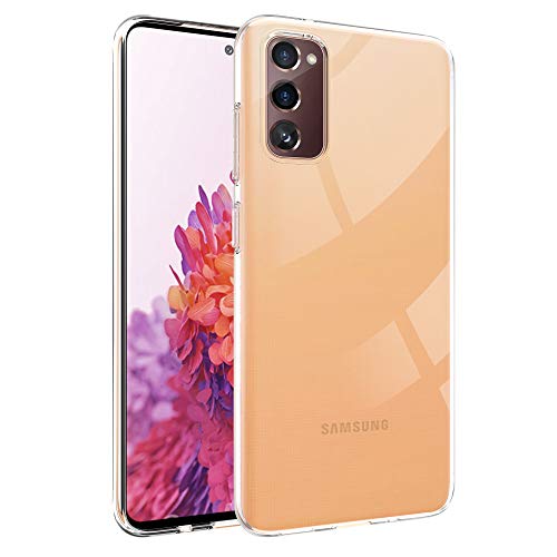 deconext Transparente Funda Galaxy S20 FE, Carcasa Suave TPU Gel Ultra Fina Protección a Bordes Cover Flexible y Ligero para Samsung Galaxy S20 FE(2020) 6,5' (2020)