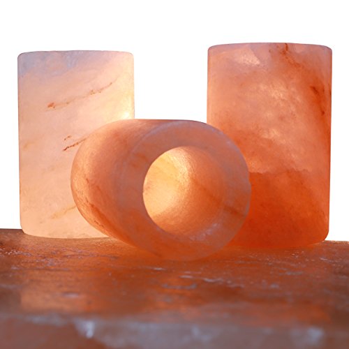 Himalayan Pink Salt Tequila Shot Glasses - Set of 4 Designed Specifically for Tequila Connoisseurs-Tequila Shot Salt Glasses-Sea Salt Shot Glass-Tequila Glasses Will Really Hit the ‘Shot’