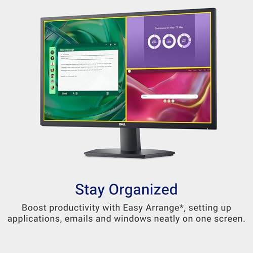 Image of Dell 27 SE2725H 27-Inch Full HD (1920 x 1080) Monitor with Tilt Function TUV Rheinland Certified for Eye Comfort 3 Star Black