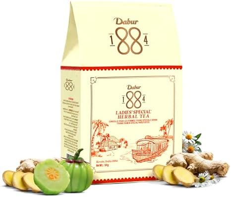 Dabur 1884 Ladies Special Herbal Tea | 20 Biodegradable Tea Bags ...