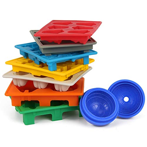 image for Unknown Set of 8 Star Wars Silicone Ice Trays / Chocolate Molds: Storm