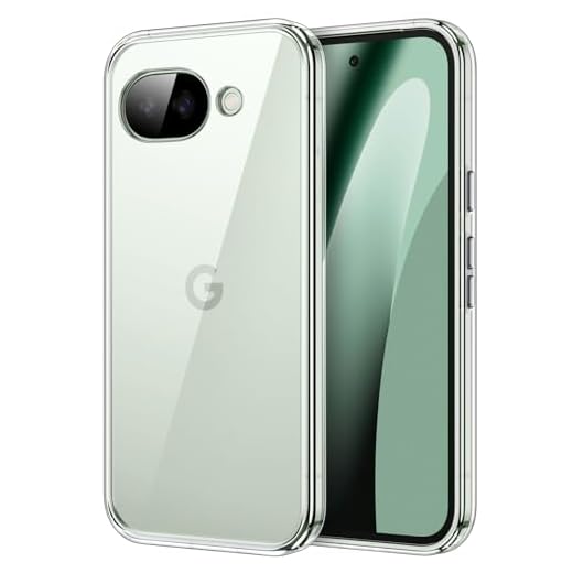 Étui JETech pour Google Pixel 10a, coque de protection antichoc avec dos rigide en polycarbonate résistant aux rayures et au jaunissement (transparent)