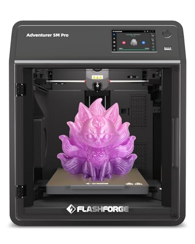 Image of FLASHFORGE AD5M Pro 3D Printer - 600mm /s High-Speed Core XY, 1-Click Auto Leveling, ≤50dB Quiet Printing with Camera, 0.4&0.6mm Nozzle, Auxiliary Cooling, 220x220x220mm Build Volume